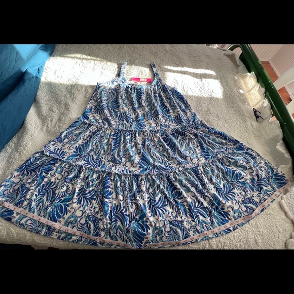 Lilly Pulitzer “Loro Dress” XL New With Tags  Pattern: Bird Is The Word - Picture 4 of 13